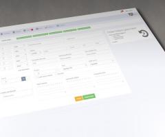 Food order processing CRM software